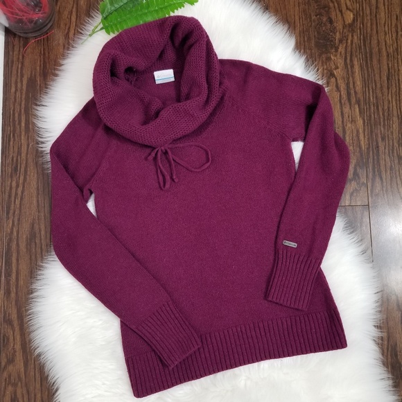 Columbia Sweaters - Columbia | Knit Cowl Neck Sweater Wool Blend Med